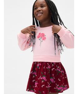 (K) Винтажное мягкое спортивное платье (для малышей/младенцев)