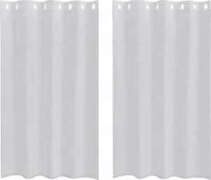 Шторы из вуали , 2 шт., светло-серые, 175 x 140 см, полиэстер vidaXL