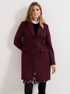 Пальто из шерсти Lydia Wool Rich Phase Eight, Burgundy