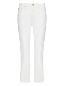Джинсы с нашивкой-логотипом Brunello Cucinelli, белый
