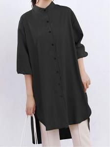 Новая женская рубашка с длинным рукавом Doux Belle, цвет Black