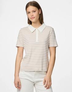 Топ Pieces серебристо-серого цвета