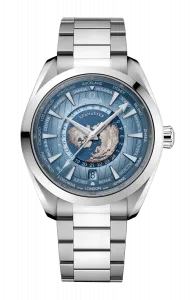 Часы seamaster aqua terra 150m co axial master chronometer gmt worldtimer m43 мм Omega