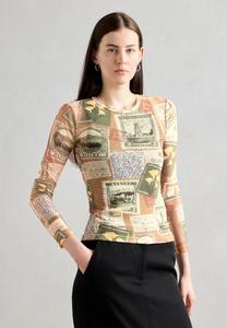 Топ с длинными рукавами COSTUS SPECTABILIS POST STAMP Heathe, мультиколор