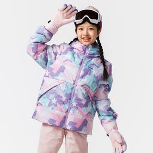 Детская женская лыжная куртка Wedze 100 Stars