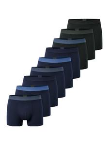 Schiesser Ретро шорты/брюки из хлопка 95/5 темно-синего/черного цвета