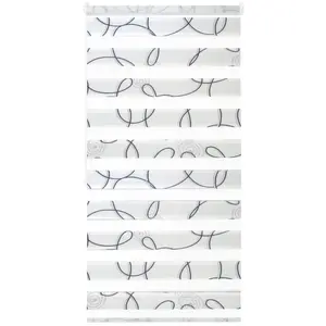 Двойная рулонная штора Good Life «Alina 2», непрозрачная, сверление не требуется, 1 шт, цвет weiß/bunt