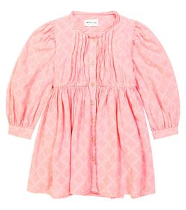 Хлопковое платье trudy со складками Morley, розовый