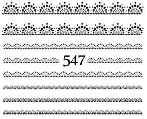Водные наклейки для ногтей - №547, Raisin