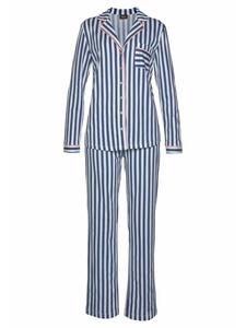 Пижама HIS, цвет dunkelblau-weiß-gestreift