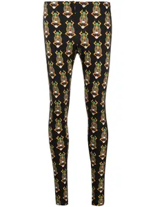 Леггинсы с графичным принтом La DoubleJ, черный