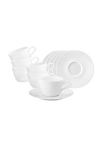 Набор кофейных чашек с блюдцами Life Fashion 240 мл 6 предметов Life Seltmann Weiden белый