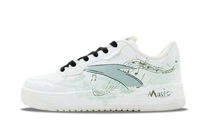 Женские низкие скейтерские кроссовки Relaxed, устойчивые к истиранию, легкие, нескользящие ANTA, белый