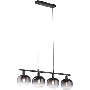 Подвесной светильник Just Light Zea, черно-серый