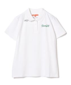 Поло US Series SQR Stretch Pique Polo Shirt Beams Golf Orange Label, цвет White