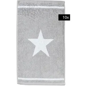 Гостевые полотенца DAILY SHAPES Done., серебряный