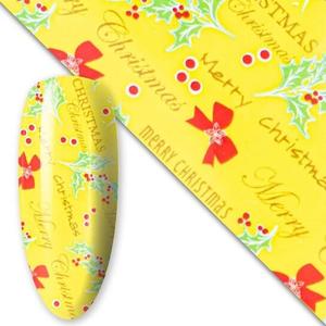 Рождественская трансферная фольга 100 см № 28 MollyLac, Molly Lac