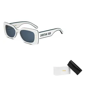 DIOR Солнцезащитные очки асимметричной формы женские белые, White