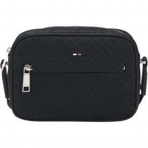 HUGO BOSS Кожаная сумка-мессенджер Boss с регулируемым ремнем