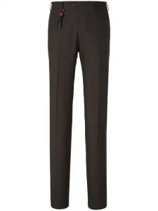 Брюки строгого кроя Marco Pescarolo, коричневый
