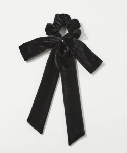 Длинная велюровая резинка для волос Goldy, цвет Navy