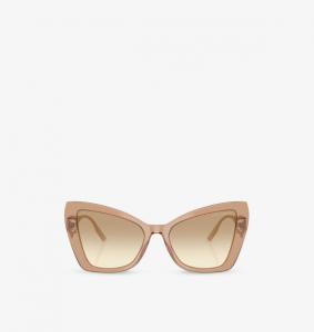 Солнцезащитные очки Dg4489 «кошачий глаз» из ацетата Dolce & Gabbana, коричневый