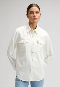 Обычная блузка в западном стиле с пуговицами Lee, Winter Light