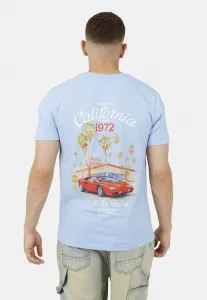 Футболка с круглым вырезом и принтом на спине Brave Soul, Light Blue