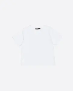 Женская хлопковая футболка с V-образным вырезом Bimba y Lola, белый