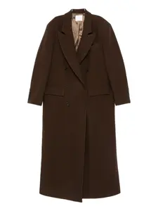 Двубортное пальто Le Sully Studio, коричневый