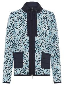 Вязаный кардиган Olsen, Light blue/Dark blue