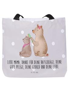 Шоппер Mr. & Mrs. Panda, серый пастельный