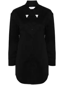 Платье мини со стразами Giuseppe Di Morabito, черный