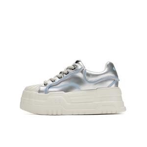 Низкие повседневные кроссовки для женщин HR, серебристо-голубой