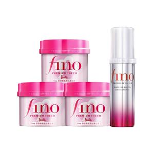 Набор Barbie Lightweight And Fluffy Shampoo и кондиционер для восстановления волос, 4 предмета Fino, four-piece set