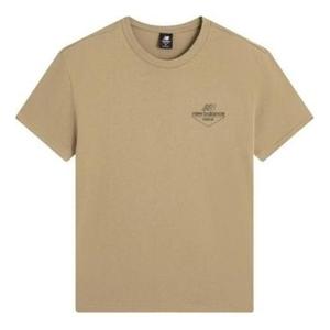 Футболка повседневная футболка с логотипом New Balance, коричневый