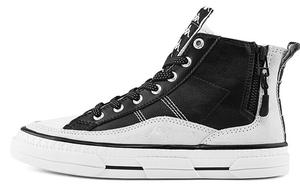 Обувь для скейтбординга унисекс с высоким верхом, черная/белая Kappa