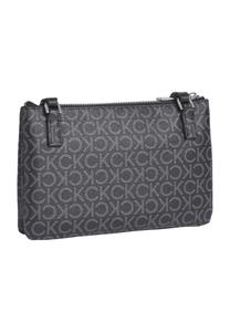 Женская сумка через плечо из искусственной кожи с логотипом и принтом Calvin Klein, цвет Black Mono