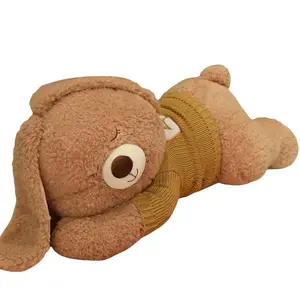 Плюшевая игрушка, свитер милый кролик плюшевые куклы плюшевая кукла 80см/100см/130см/160см высота MENGGEGE, коричневый