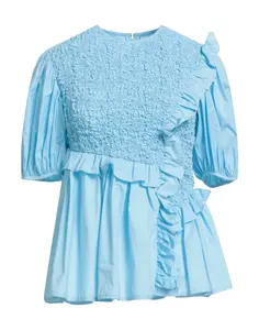 Топ Cecilie Bahnsen, небесно-голубой