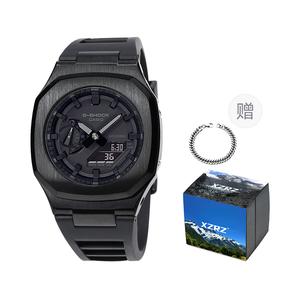 Унисекс часы CASIO серии с двойным дисплеем жидкокристаллическим/аналоговым черные