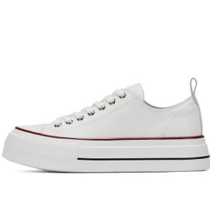 GG-CC Женские противоскользящие износостойкие низкие скейтерские кеды White, цвет White