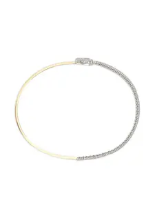 Золотой браслет с бриллиантами Delfina Delettrez, серебряный