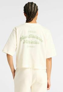 Футболка New Balance LINEAR HERITAGE RELAXED, Permafrost/White