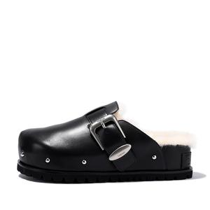 Износостойкие закрытые тапочки для женщин BELLALILY, черный