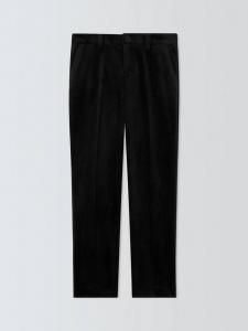 Детские бархатные брюки Tailored John Lewis Heirloom Collection, Black