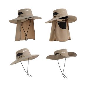 Шляпа с широкими полями для защиты от солнца мужская Jeep, хаки