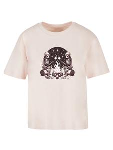 Футболка F4NT4STIC Skelette Lagerfeuer Marshmallow, Rose