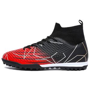 Wooden Rabbit Унисекс футбольные бутсы мидтоп бело-синие/фиолетовые/черно-красные черно-красные для искусственного покрытия, цвет Black Red Turf