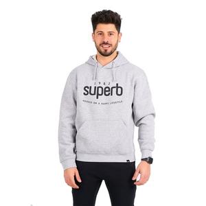 Мужская толстовка с длинными рукавами Icon su1087 Superb, серый